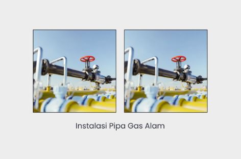 Bagaimana pipa gas dipasang